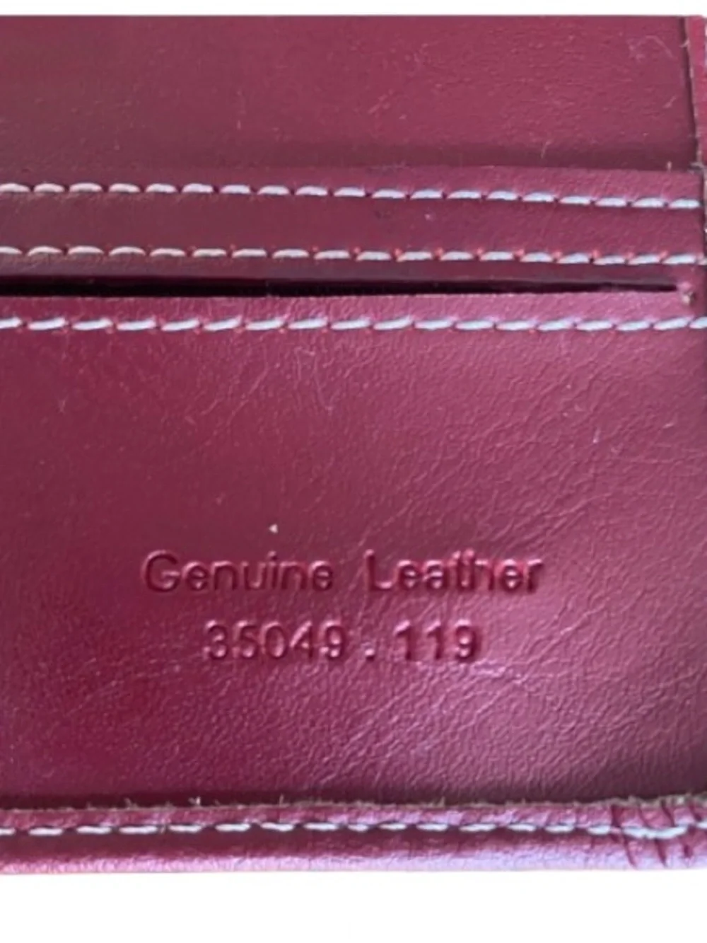 Franklin Covey Red Leather Padfolio Portfolio Organizer